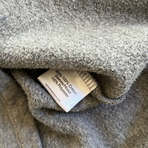 Hanna andersson Sherpa hooded sweatshirt dress - Picture 5 of 6